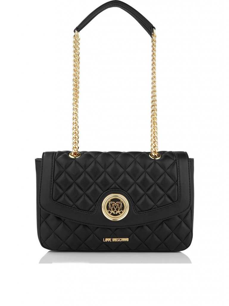 Very Exclusive Love Moschino Quilted Shoulder Bag