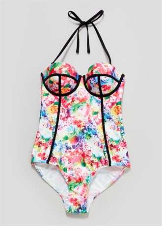 Matalan Floral Underwired Swimsuit