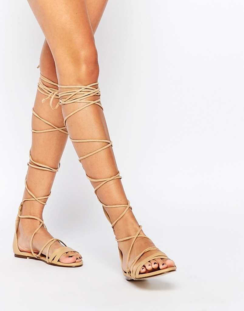 20 Pairs of Leg Wrap Sandals your Feet Needs The Fuss