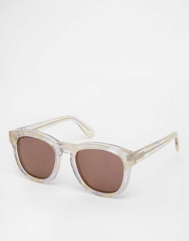Wildfox Classic Fox Deluxe Glitter Sunglasses