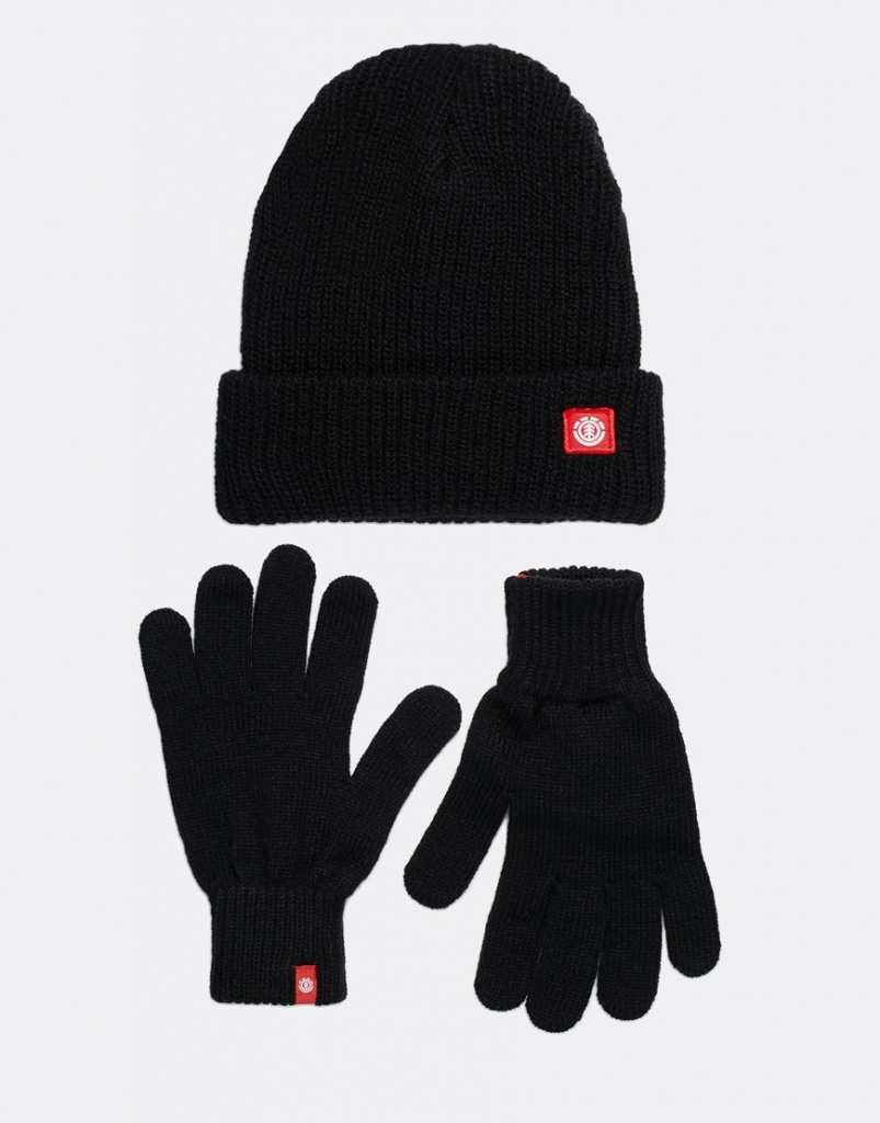 Element Icon Beanie Hat & Gloves Set
