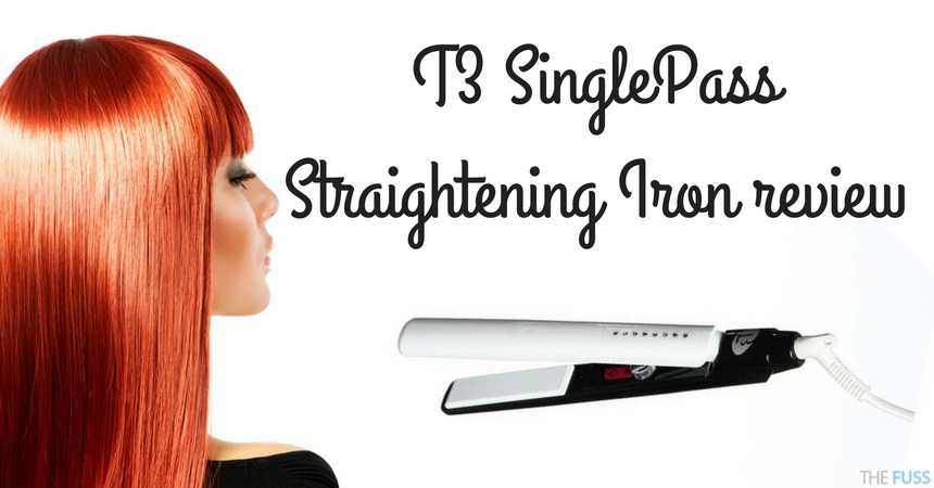 T3 SinglePass Straightening Iron Review TheFuss.co.uk