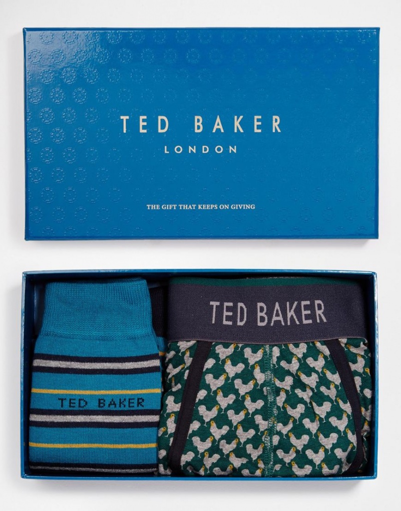 Ted Baker Trunks & Socks Gift Set