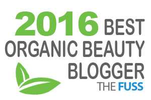 Best Organic beauty blogger award TheFuss.co.uk