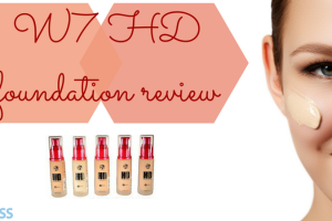 W7 HD foundation review TheFuss.co.uk