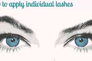 How to apply individual lashes TheFuss.co.uk