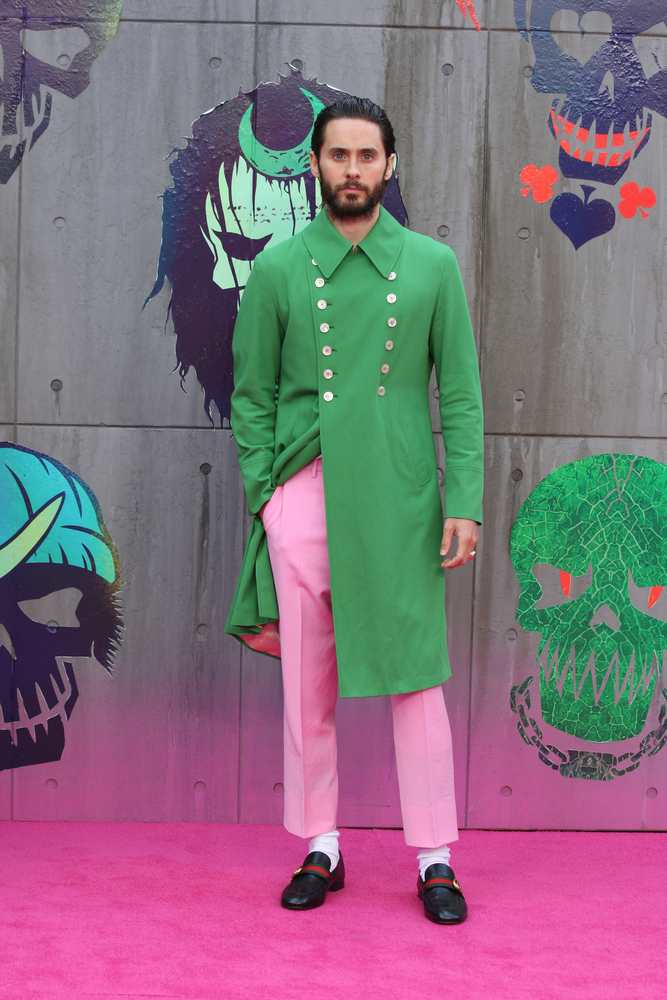 Jared Leto channels the Joker at the Suicide Squad premiere wearing Gucci TheFuss.co.uk