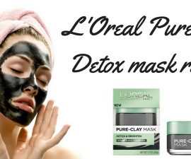 L'Oreal Paris Pure Clay Detox mask review TheFuss.co.uk