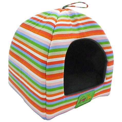 Fred Ginger Striped Cat Bed Hideaway
