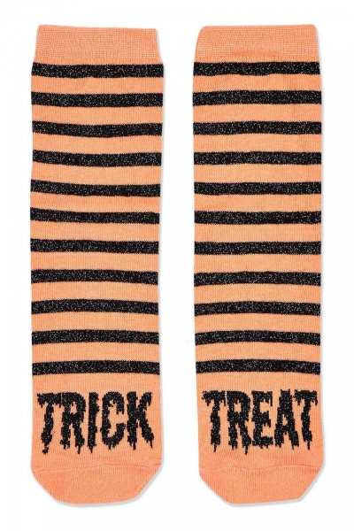 Topshop Trick Or Treat Stripe Socks
