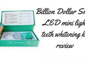 Billion Dollar Smile LED Mini Light Teeth Whitening Kit Review TheFuss.co.uk