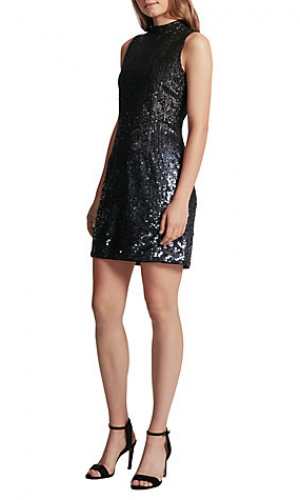 French Connection Sparkle High Neck Dress