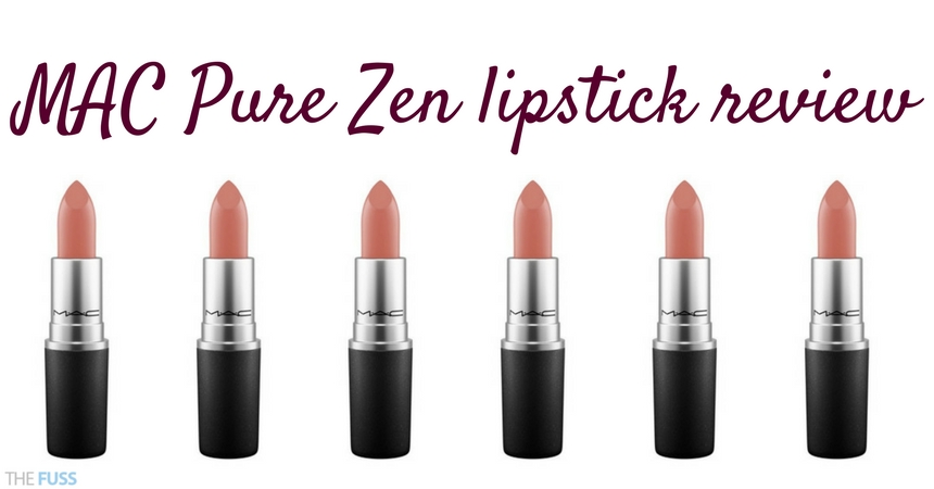 MAC Pure Zen Lipstick Review TheFuss.co.uk