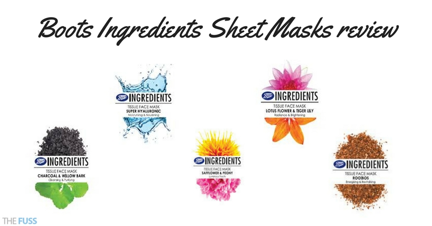 Boots Ingredients Sheet Masks Review