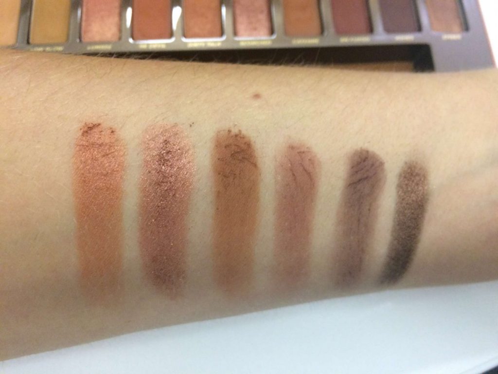 Urban Decay Naked Heat Palette Swatches TheFuss.co.uk