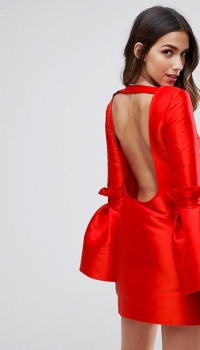 ASOS Structured Extreme Sleeve Mini Dress