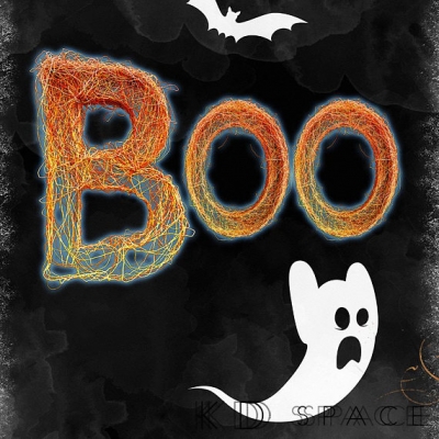 Boo Halloween Outdoor Art