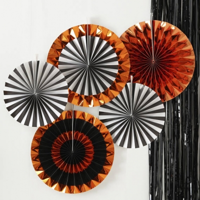 Halloween Paper Fans