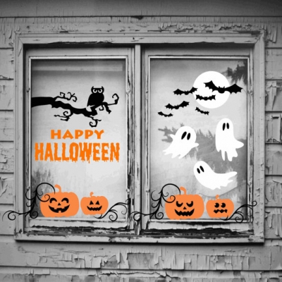 Halloween Window Decorations