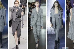 The checked fashion trend on the runway at New York Fashion Week TheFuss.co.uk