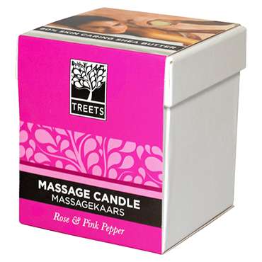 Treets Traditions Orchid And Pure Spa Massage Candle