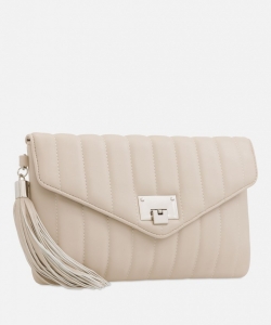 Quilted Shoulder Bag By Koko Couture Nude