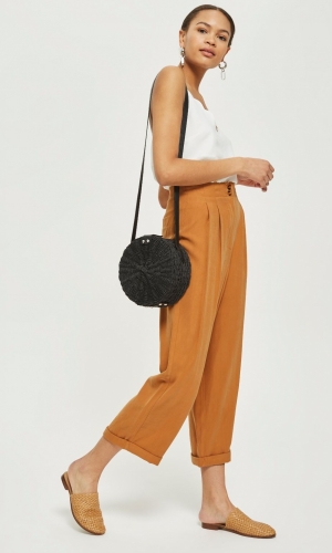 Topshop Tapered Utility Trousers