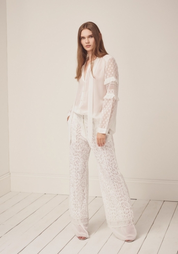 French Connection ARTA LACE LAYER TROUSERS